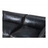 Moe's Home Collection Luxe Classic L Modular Sectional Antique Black - Seat Close-up - Moe's Home Collection Luxe Classic L Modular Sectional Antique Black - Seat Close-up