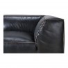 Moe's Home Collection Luxe Classic L Modular Sectional Antique Black - Sectional Side Close-Up - Moe's Home Collection Luxe Classic L Modular Sectional Antique Black - Sectional Side Close-Up