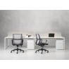RAVI Mesh Back Uph. Seat Black/Grey/Red - Task/Conference Chair  - RAVI Mesh Back Uph. Seat Black/Grey/Red - Task/Conference Chair 