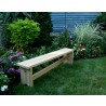 5' Cedar 1800 Traditional Bench With Slant Brace
