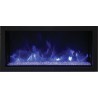 Remii 35" Extra Slim Indoor Or Outdoor Electric Built-in Fireplace - Blue Flame - Remii 35" Extra Slim Indoor Or Outdoor Electric Built-in Fireplace - Blue Flame