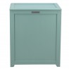 Oceanstar Storage Laundry Hamper - Turquoise - Front - Oceanstar Storage Laundry Hamper - Turquoise - Front