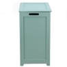 Oceanstar Storage Laundry Hamper - Turquoise - Side - Oceanstar Storage Laundry Hamper - Turquoise - Side