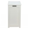Oceanstar Storage Laundry Hamper - White - Side - Oceanstar Storage Laundry Hamper - White - Side