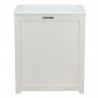 Oceanstar Storage Laundry Hamper - White - Front - Oceanstar Storage Laundry Hamper - White - Front
