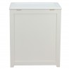 Oceanstar Storage Laundry Hamper - White - Back - Oceanstar Storage Laundry Hamper - White - Back