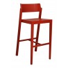 Osidea Furniture 100 Bar Stool (29" Seat Height) - Red - Osidea Furniture 100 Bar Stool (29" Seat Height) - Red