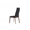 Ricky Dining Chair Black Faux Leather - Back - Ricky Dining Chair Black Faux Leather - Back
