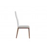 Ricky Dining Chair White Faux Leather - Side - Ricky Dining Chair White Faux Leather - Side