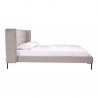 Moe's Home Collection Ostalo Queen Bed - Grey - Side W/ Mattress - Moe's Home Collection Ostalo Queen Bed - Grey - Side W/ Mattress