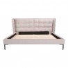 Moe's Home Collection Ostalo Queen Bed - Grey - Front - Moe's Home Collection Ostalo Queen Bed - Grey - Front