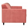 Moe's Home Collection Primavera Sofa - Cherry Blossom - Moe's Home Collection Primavera Sofa - Cherry Blossom