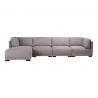 Moe's Home Collection Romeo Modular Sectional Sofa w/ Left Chaise - Front - Moe's Home Collection Romeo Modular Sectional Sofa w/ Left Chaise - Front