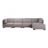 Moe's Home Collection Romeo Modular Sectional Sofa w/ Right Chaise - Front - Moe's Home Collection Romeo Modular Sectional Sofa w/ Right Chaise - Front
