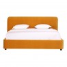 Moe's Home Collection Samara King Bed - Mustard - Moe's Home Collection Samara King Bed - Mustard