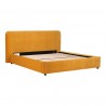 Moe's Home Collection Samara King Bed - Mustard - Moe's Home Collection Samara King Bed - Mustard