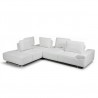 Roxanne Left Hand Facing Sectional in White - White BG - Roxanne Left Hand Facing Sectional in White - White BG