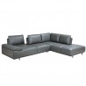 Roxanne Right Hand Facing Sectional In Dark Grey - White BG - Roxanne Right Hand Facing Sectional In Dark Grey - White BG