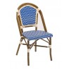 Hand Painted Aluminum Frame Side Chair - RT-01 - Blue - Hand Painted Aluminum Frame Side Chair - RT-01 - Blue