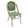 Hand Painted Aluminum Frame Side Chair - RT-01 - Green - Hand Painted Aluminum Frame Side Chair - RT-01 - Green