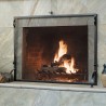 Mr. Bar-B-Q UniFlame® Single Panel Black Wrought Iron Screen, Medium