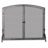 Mr. Bar-B-Q UniFlame®  Single Panel Olde World Iron Screen with Doors, Large - Mr. Bar-B-Q UniFlame®  Single Panel Olde World Iron Screen with Doors, Large