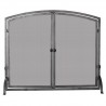 Mr. Bar-B-Q Single Panel Olde World Iron Screen with Doors, Medium - Mr. Bar-B-Q Single Panel Olde World Iron Screen with Doors, Medium