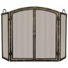 Mr. Bar-B-Q UniFlame® 3 Panel Aged Bronze Screen with Doors