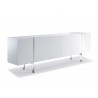 Whiteline Modern Living Struttura Buffet Large - White - Angled - Whiteline Modern Living Struttura Buffet Large - White - Angled