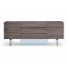 Roxana Buffet In Walnut Veneer - front - Roxana Buffet In Walnut Veneer - front