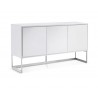 Fiona Buffet High Gloss White - Angled - Fiona Buffet High Gloss White - Angled