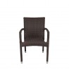 Sierra Dining Arm Chair - Espresso - Front - Sierra Dining Arm Chair - Espresso - Front