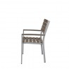 Vienna Dining Arm Chair - Gray - Side - Vienna Dining Arm Chair - Gray - Side