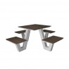 Vienna 4 Seat Picnic Table - Espresso