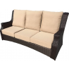 Patio Resort Lifestyles Rome 8-Piece Fire Deep Seating Group Sofa - Canvas Heather Beige