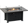 Patio Resort Lifestyles Rome 8-Piece Fire Deep Seating Group Fire Pit Table