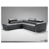Icon LSF Sectional Dark Grey Leather with Side Split - Icon LSF Sectional Dark Grey Leather with Side Split