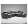 Icon RSF Sectional Black Premium Leather with Side Split - Icon RSF Sectional Black Premium Leather with Side Split