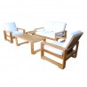 Capistrano 5-Piece Deep Seating Loveseat Collection - Top Angled