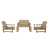 Capistrano 5-Piece Deep Seating Loveseat Collection - Front without Cushion