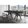 Cortina Rowan 5 Piece Black Dining Set - Lifestyle - Cortina Rowan 5 Piece Black Dining Set - Lifestyle
