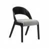 Cirque Polly Black - Dining Chair - Angled - Cirque Polly Black - Dining Chair - Angled
