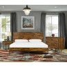 Cusco 4 Piece Acacia King Bedroom Set with Dresser and Nightstands - Cusco 4 Piece Acacia King Bedroom Set with Dresser and Nightstands
