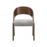 Laredo Polly Walnut Dining Chair - Front - Laredo Polly Walnut Dining Chair - Front