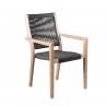 Sienna and Madsen Eucalyptus Wood Dining Chair - Sienna and Madsen Eucalyptus Wood Dining Chair