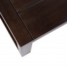 Paradise Coffee Table with Dark Finish - Edge Close-Up - Paradise Coffee Table with Dark Finish - Edge Close-Up