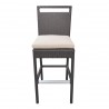Tropez Outdoor Patio Barstool - Front - Tropez Outdoor Patio Barstool - Front