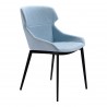 Kenna Contemporary Grey Glass - Dining Chair - Kenna Contemporary Grey Glass - Dining Chair