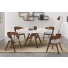 Venus Jackie 5 Piece Walnut Dining Set - Lifestyle - Venus Jackie 5 Piece Walnut Dining Set - Lifestyle