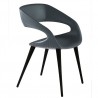 Shape Chair in Anthracite PU With Anthracite Legs - Lifestyle - Shape Chair in Anthracite PU With Anthracite Legs - Lifestyle